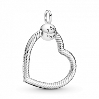 PANDORA Moments ezüst szív O medál medál 399384C00 - Elegáns ékszer webáruház Budapest
