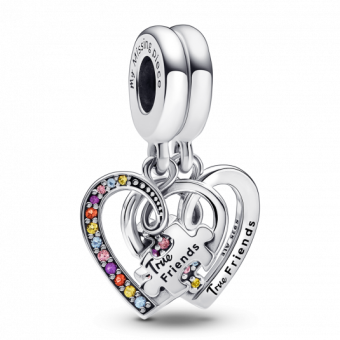 PANDORA Összeillő szívek páros barátság függő charm - Elegáns ékszer webáruház Budapest