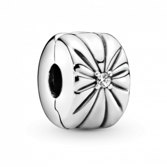 PANDORA Szikrázó napfény klip charm - Elegáns ékszer webáruház Budapest