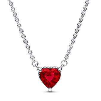 PANDORA Szikrázó szív medál collier nyaklánc nyaklánc 392542C01-45 - Elegáns ékszer webáruház Budapest