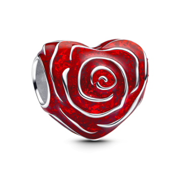 PANDORA Szív rózsával charm - Elegáns ékszer webáruház Budapest