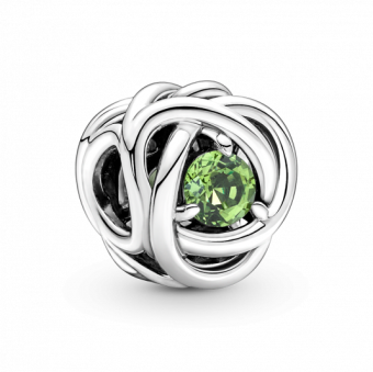 PANDORA Tavaszzöld örökkévalóság kör charm - Elegáns ékszer webáruház Budapest