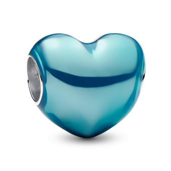 PANDORA Türkiz Szív charm - Elegáns ékszer webáruház Budapest