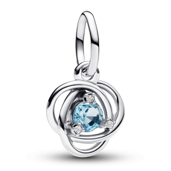 PANDORA Végtelen kör charm - kék színű - Elegáns ékszer webáruház Budapest
