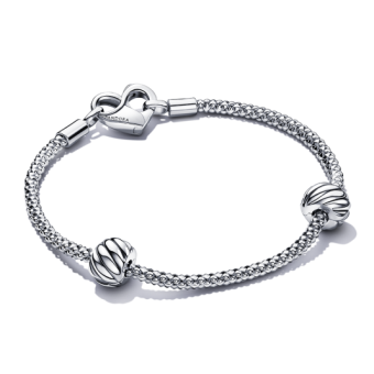 PANDORA Waves karkötő karkötő 592453C00+2x791752 - Elegáns ékszer webáruház Budapest