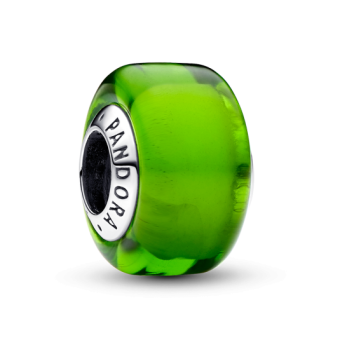 PANDORA Zöld mini muránói üveg charm - Elegáns ékszer webáruház Budapest