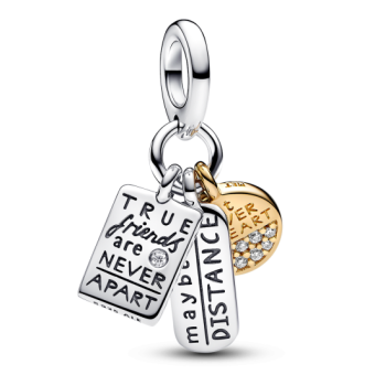 PANDORA aranyozott Barátság charm - Elegáns ékszer webáruház Budapest