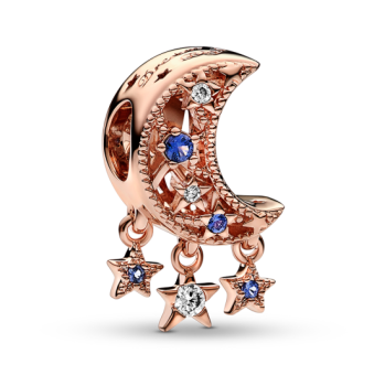 PANDORA aranyozott Csillag és félhold charm - Elegáns ékszer webáruház Budapest