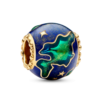 PANDORA aranyozott Föld charm - Elegáns ékszer webáruház Budapest