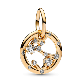 PANDORA aranyozott Halak csillagjegy függő charm - Elegáns ékszer webáruház Budapest