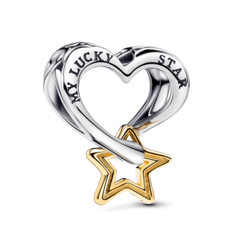 PANDORA aranyozott Happy Star gyöngy - Elegáns ékszer webáruház Budapest
