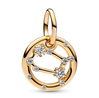 PANDORA aranyozott Ikrek csillagjegy függő charm - Elegáns ékszer webáruház Budapest