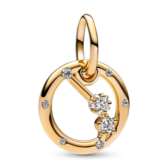 PANDORA aranyozott Kos csillagjegy függő charm - Elegáns ékszer webáruház Budapest