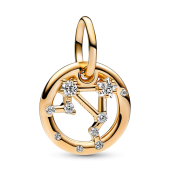 PANDORA aranyozott Mérleg csillagjegy függő charm - Elegáns ékszer webáruház Budapest