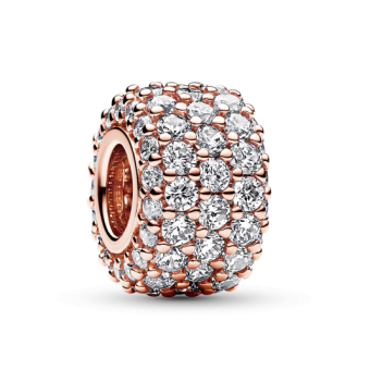 PANDORA aranyozott Radiant pavé gyöngy - Elegáns ékszer webáruház Budapest