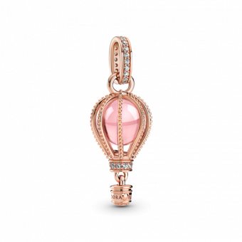 PANDORA aranyozott Szikrázó rózsaszín hőlégballon függő charm - Elegáns ékszer webáruház Budapest