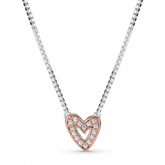 PANDORA aranyozott Szikrázó szabadkézi szív nyaklánc nyaklánc 380089C01-45 - Elegáns ékszer webáruház Budapest