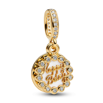 PANDORA aranyozott Születésnapi torta charm - Elegáns ékszer webáruház Budapest