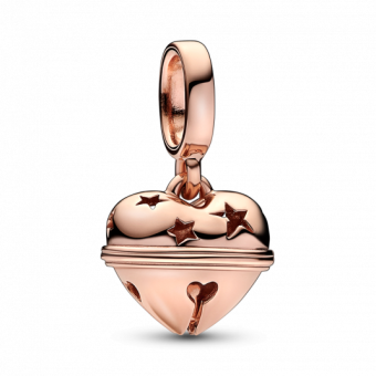 PANDORA aranyozott Ünnepi csengő függő charm - Elegáns ékszer webáruház Budapest
