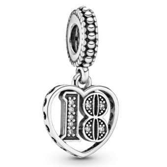 PANDORA charm Szív 18 - Elegáns ékszer webáruház Budapest