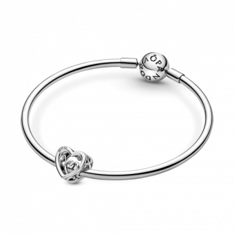 PANDORA karkötő Egymásba fonódó szívek karkötő 590713+790800C00 - Elegáns ékszer webáruház Budapest