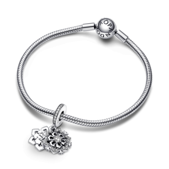 PANDORA karkötő Snowflake karkötő 590728+792355C01 - Elegáns ékszer webáruház Budapest