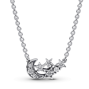 PANDORA nyaklánc Hold és csillagok nyaklánc 392991C01-45 - Elegáns ékszer webáruház Budapest