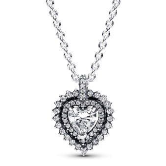 PANDORA nyaklánc Ragyogó szív nyaklánc 393099C01-45 - Elegáns ékszer webáruház Budapest