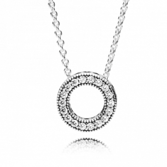 PANDORA szívei nyaklánc nyaklánc 397436CZ-45 - Elegáns ékszer webáruház Budapest