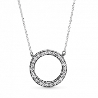 PANDORA szívei nyaklánc nyaklánc 590514CZ-45 - Elegáns ékszer webáruház Budapest