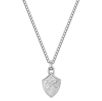 POLICE férfi acél nyaklánc Heritage Crest nyaklánc POPEAGN0001601 - Elegáns ékszer webáruház Budapest