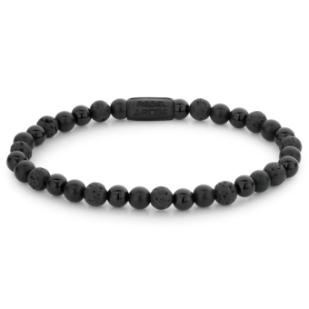 REBEL & ROSE karkötő Black Rocks karkötő RR-60088-B - Elegáns ékszer webáruház Budapest