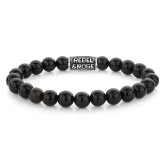 REBEL & ROSE karkötő Black Velvet Vintage karkötő RR-80102-V - Elegáns ékszer webáruház Budapest