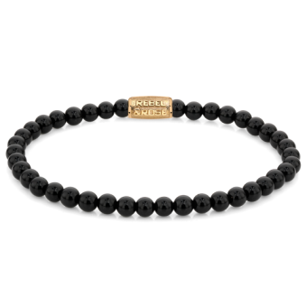REBEL & ROSE karkötő Black Velvet gold karkötő RR-40108-G - Elegáns ékszer webáruház Budapest
