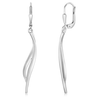 SOFIA ezüst fülbevaló levelek fülbevaló SJ198002.200 - Elegáns ékszer webáruház Budapest