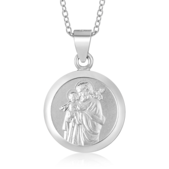 SOFIA ezüst medál József Jézussal medál COPOB113813 - Elegáns ékszer webáruház Budapest