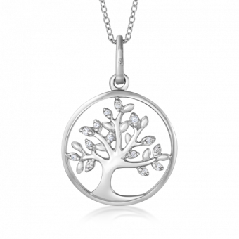 SOFIA ezüst medál életfa medál SJ230832.200 - Elegáns ékszer webáruház Budapest
