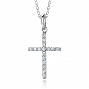SOFIA ezüst medál kereszt medál SJ224996.200 - Elegáns ékszer webáruház Budapest