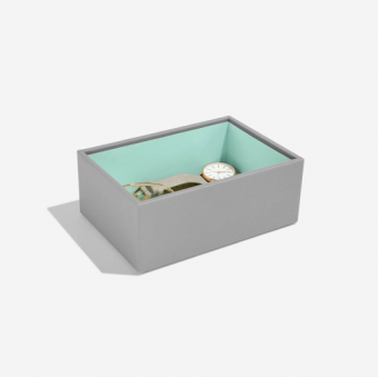 STACKERS Gray & Mint Mini mély ékszertartó tálca ékszerdoboz 73535 - Elegáns ékszer webáruház Budapest