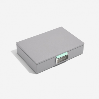 STACKERS Grey & Mint Mini fedeles ékszertartó ékszerdoboz 73533 - Elegáns ékszer webáruház Budapest