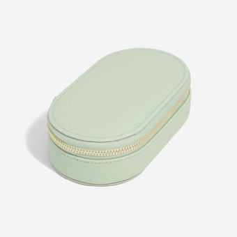 STACKERS utazó ékszerdoboz Sage Green Pebble ékszerdoboz 74525 - Elegáns ékszer webáruház Budapest