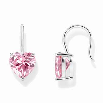 THOMAS SABO Pink heart fülbevaló fülbevaló H2288-051-9 - Elegáns ékszer webáruház Budapest