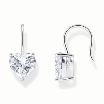 THOMAS SABO White heart fülbevaló fülbevaló H2288-051-14 - Elegáns ékszer webáruház Budapest