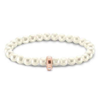THOMAS SABO charm karkötő Pearls rose gold karkötő X0284-428-14 - Elegáns ékszer webáruház Budapest