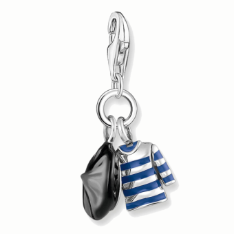 THOMAS SABO charm medál Beret hat and Breton shirt medál 2083-664-7 - Elegáns ékszer webáruház Budapest
