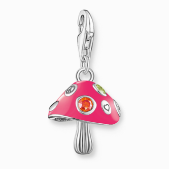 THOMAS SABO charm medál Fly agaric medál 2211-845-7 - Elegáns ékszer webáruház Budapest