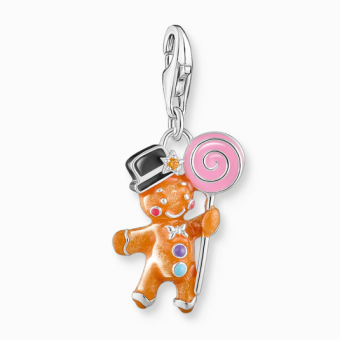 THOMAS SABO charm medál Gingerbread man medál 2064-691-7 - Elegáns ékszer webáruház Budapest