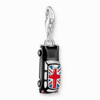 THOMAS SABO charm medál  LONDON taxi Union Jack medál 2169-041-7 - Elegáns ékszer webáruház Budapest