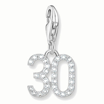 THOMAS SABO charm medál Number 30 medál 2136-051-21 - Elegáns ékszer webáruház Budapest