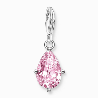 THOMAS SABO charm medál Pink drop silver medál 2031-051-9 - Elegáns ékszer webáruház Budapest
